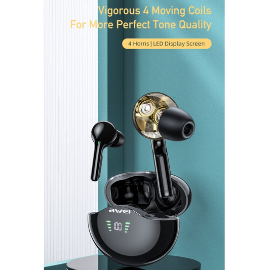 T12P earbuds featuring advanced Bluetooth 5.1 technology and digital display