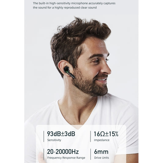 Close-up of T12P earbud speaker mesh and touch control surface