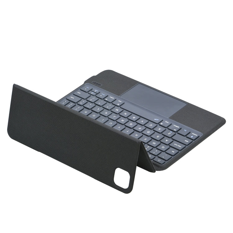 P3125-6 Grid Bluetooth Keyboard Leather Case with Touch Pad For iPad Air 11 2024 / Air 5 10.9 2022 / Air 4 10.9 2020 / iPad Pro 11 2021/2020/2018, P3125-6