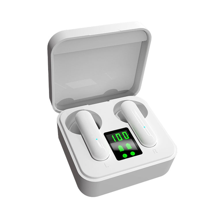 ETE-16 TWS Semi-In-Ear Digital Display Sports Bluetooth Earphones