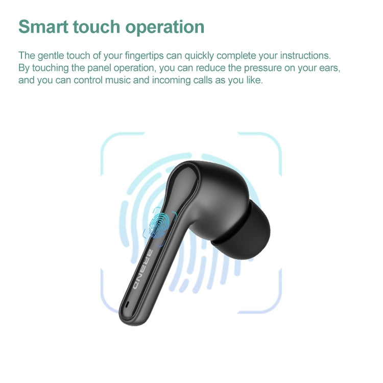 ETE-51 TWS In-Ear Wireless Touch Control Bluetooth 5.0 Sports Earphones