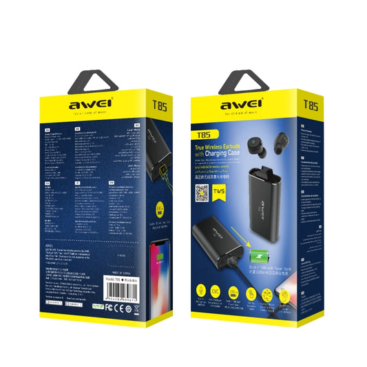 T85 Bluetooth headset compatibility with iPhone, Android, and other smart devices