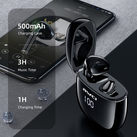 Compact charging case with LED battery indicator for awei T28P buds