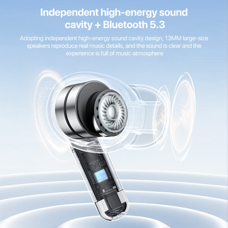 Yesido TWS28 ANC+ENC Dual Noise Reduction Smart TWS Wireless Bluetooth Earphone, TWS28 Beige