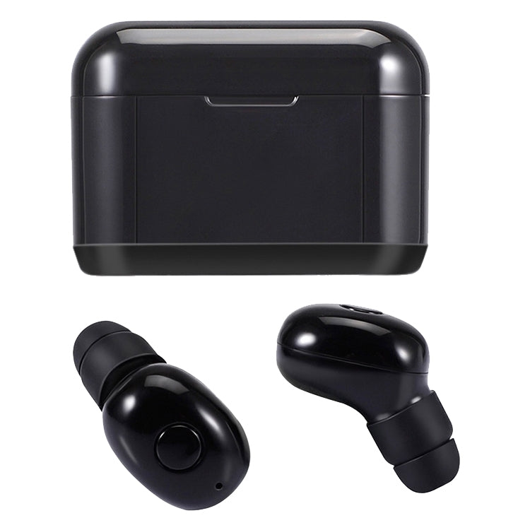 DT-4 IPX Waterproof Bluetooth 5.0 Wireless Bluetooth Earphone with 350mAh Magnetic Charging Box, Support for Calling, DT-4