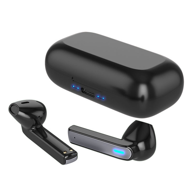 BQ02 TWS Semi-in-ear Touch Bluetooth Earphone with Charging Box & Indicator Light, Supports HD Calls & Intelligent Voice Assistant