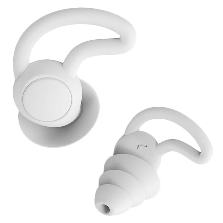 iMeBoBo iM9689 Shark Fin Version NThree Layer ano Silicone Sleeping Noise Reduction Earplugs with Jar, iM9689