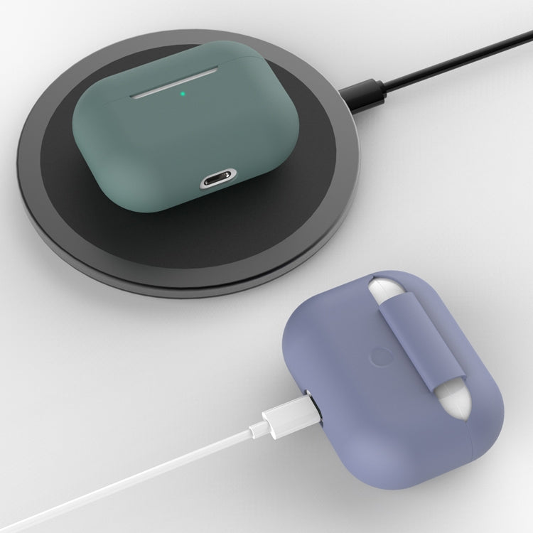 Étui de protection en silicone 3 en 1 pour écouteurs AirPods Pro, boucle pour écouteurs et corde anti-perte