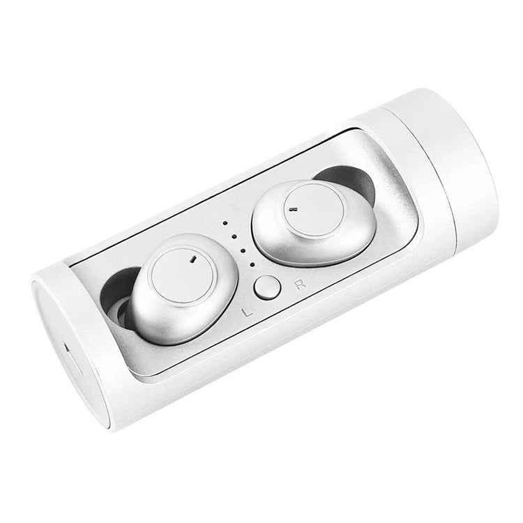 DT-15 Wireless Two Ear Bluetooth Headset Supports Touch & Smart Magnetic Charging & Power On Automatic Pairing