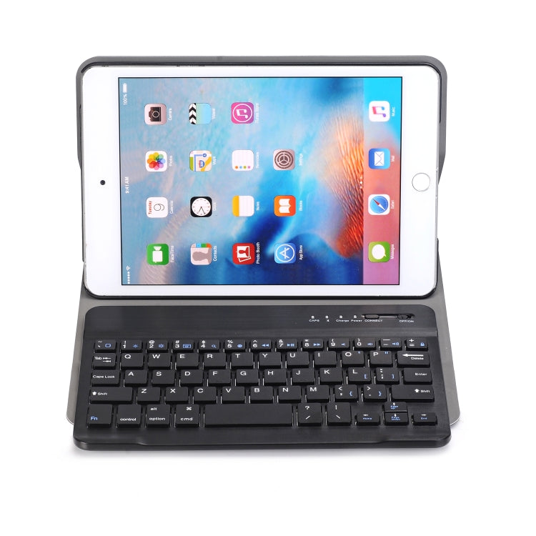 Étui en cuir pour tablette iPad mini 5, clavier Bluetooth 3.0 ultra-fin et détachable, avec support, compatible avec iPad mini 5