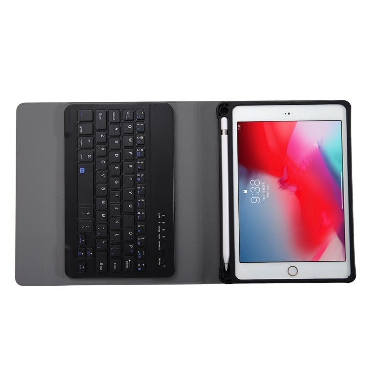 Étui en cuir pour tablette A05B Bluetooth 3.0 ultra-fin avec clavier Bluetooth détachable en ABS pour iPad mini 5/4/3/2, avec support, pour mini 5/4/3/2