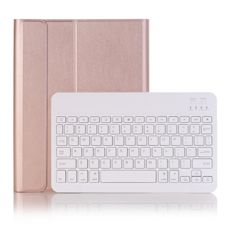Étui en cuir pour tablette iPad Air/Pro 10,5 pouces (2019) avec clavier Bluetooth 3.0 ultra-fin et détachable, avec emplacement pour stylet et support