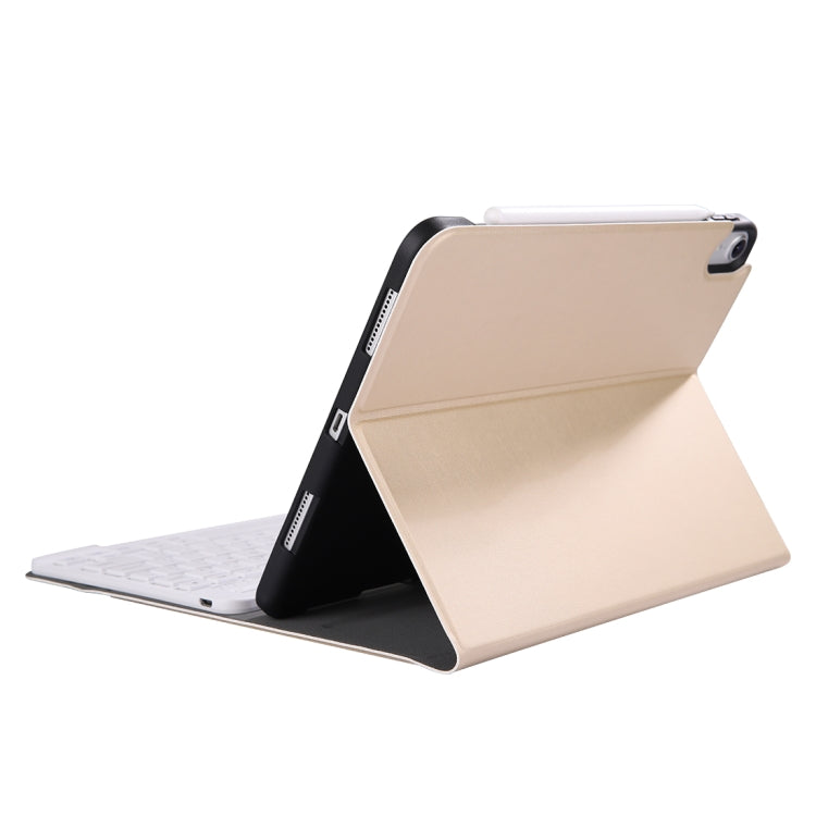 A11B Bluetooth 3.0 Ultra-thin ABS Detachable Bluetooth Keyboard Leather Tablet Case for iPad Air 4 / Air 5 / Pro 11 inch 2022 / 2021 / 2020 / 2018, with Pen Slot & Holder, For iPad Air 4 / Air 5 / Pro 11 inch 2022 / 2021 / 2020 / 2018