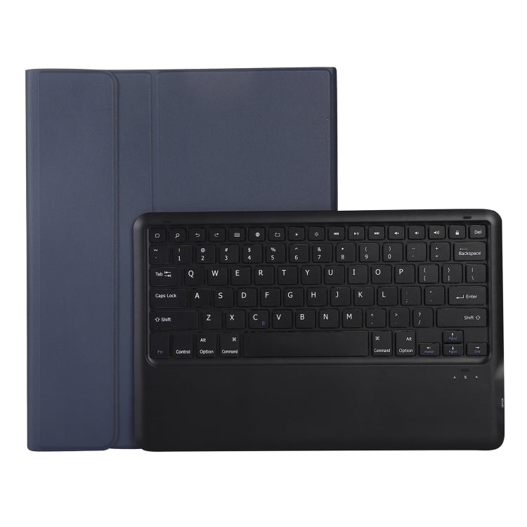 Étui en cuir ultra-fin avec clavier Bluetooth 3.0 détachable A12B pour iPad Air 13 (2024/2025/Pro 12,9 pouces) (2022/2021/2020/2018), avec emplacement pour stylet et support.