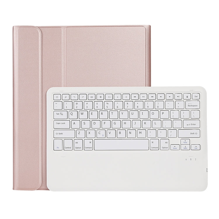 Étui en cuir ultra-fin avec clavier Bluetooth 3.0 détachable A12B pour iPad Air 13 (2024/2025/Pro 12,9 pouces) (2022/2021/2020/2018), avec emplacement pour stylet et support.