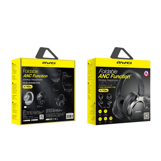 A710BL Bluetooth headset touch controls and built-in microphone detail