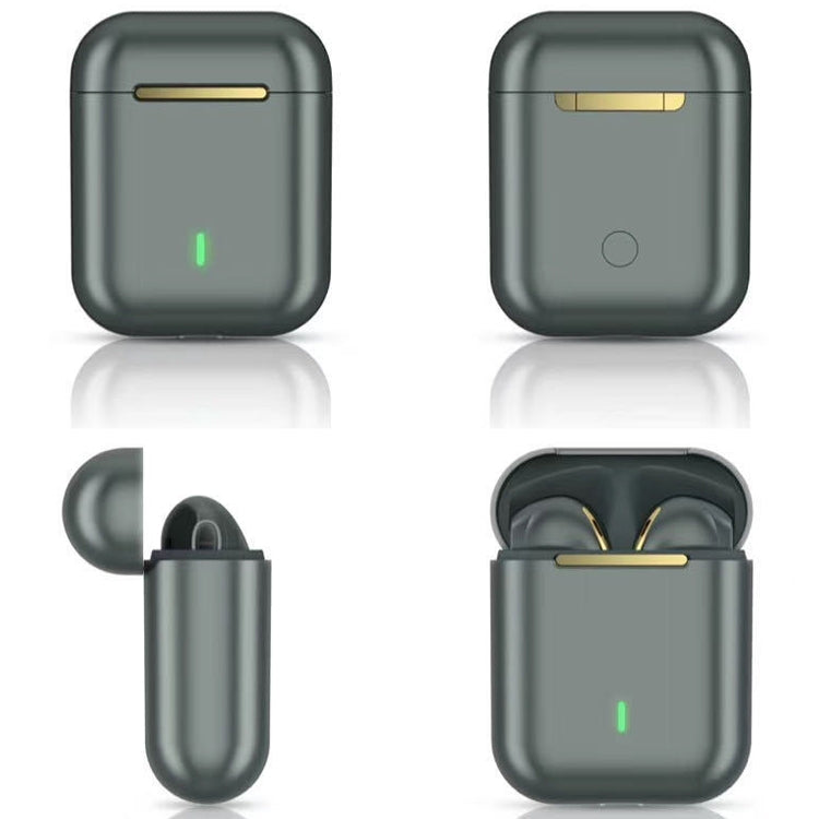 J18 Bluetooth 5.0 TWS Wireless Binaural Bluetooth Earphone with Charging Box, J18 (Green), J18 (Rose Gold), J18 (Black)