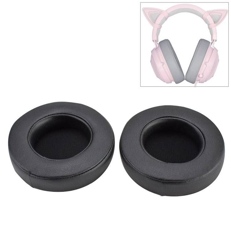 2 PCS For Razer Kraken 7.1 V2 Pro Headphone Cushion Sponge Gel Cover Earmuffs Replacement Earpads, For Razer Kraken 7.1 V2 Pro(Gel)