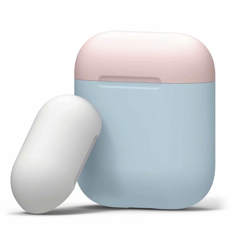 Étui de protection antichute pour écouteurs sans fil Apple AirPods 1/2 (blanc, rose, bleu), IP6D3493A, IP6D3493B, IP6D3493C, IP6D3493D, IP6D3493E, IP6D3493F, IP6D3493G, IP6D3493H, IP6D3493I