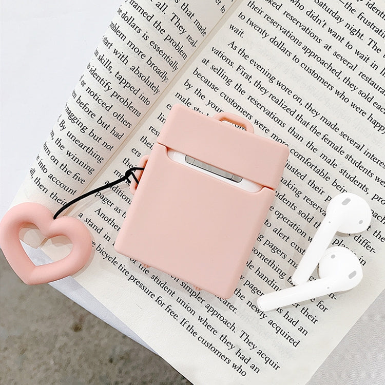 Wireless Earphones Shockproof Candy Colored Suitcase Silicone Protective Case for Apple AirPods 1 / 2, Green, Blue, Apricot, Yellow, Orange, Pink