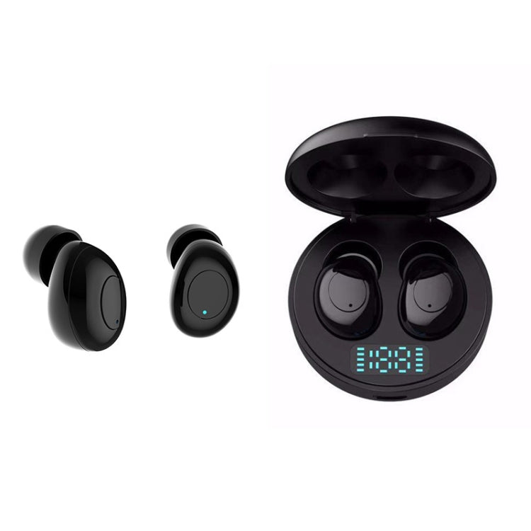 J1 TWS Digital Display Bluetooth V5.0 Wireless Earphones with LED Charging Box
