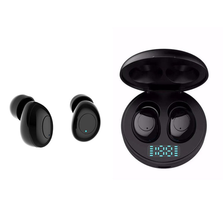 J1 TWS Digital Display Bluetooth V5.0 Wireless Earphones with LED Charging Box