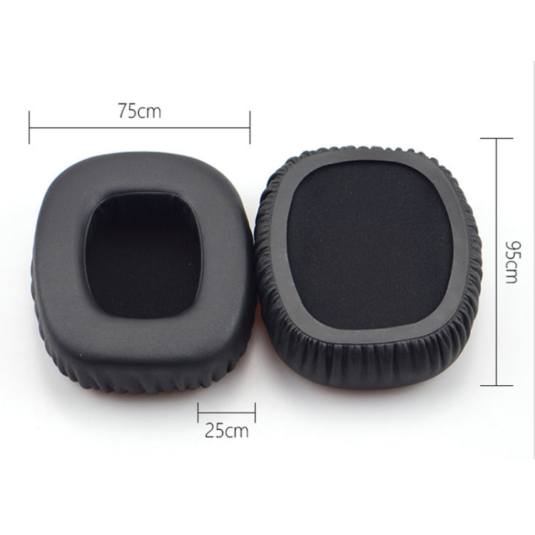 2pcs For JBL J88 / J88I / j88A Headphones Leather + Memory Foam Soft Earphone Protective Cover Earmuffs, For J88