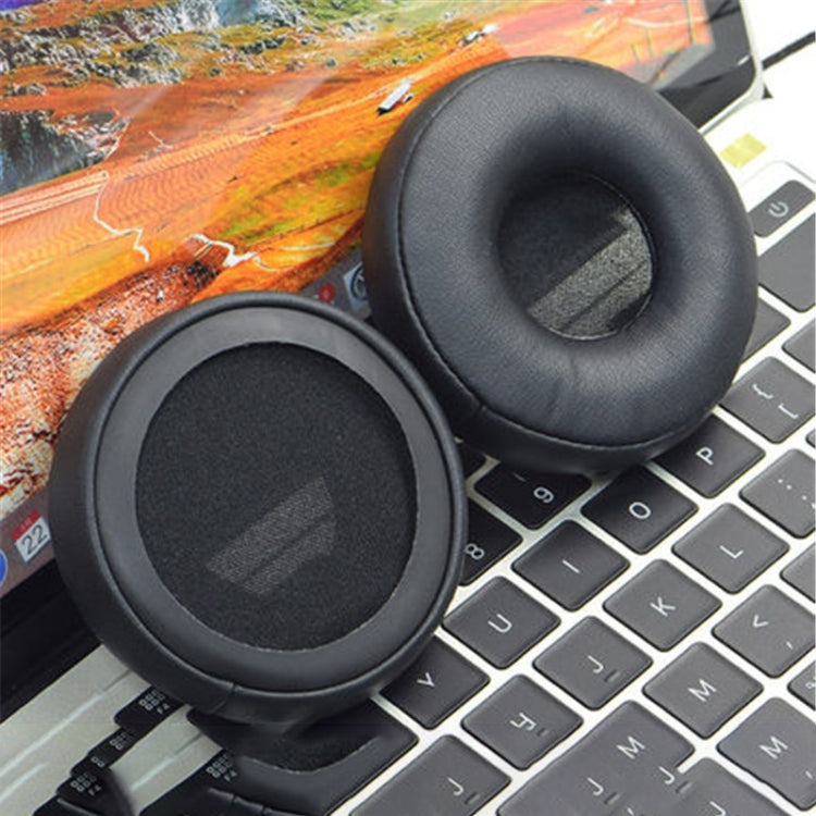 2pcs For JBL Synchros S400BT Headphones Imitation Leather + Memory Foam Soft Earphone Protective Cover Earmuffs, For Synchros S400BT Black, For Synchros S400BT White