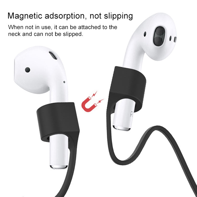 Wireless Bluetooth Headset Anti-lost Rope Magnetic Silicone Lanyard for Apple AirPods 1 / 2, For AirPods 1 / 2