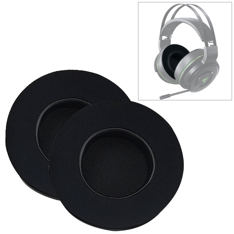2 PCS For Razer Thresher Ultimate Earphone Cushion Gel Sponge Cover Earmuffs Replacement Earpads, For Razer Thresher Ultimate (Gel Sponge)