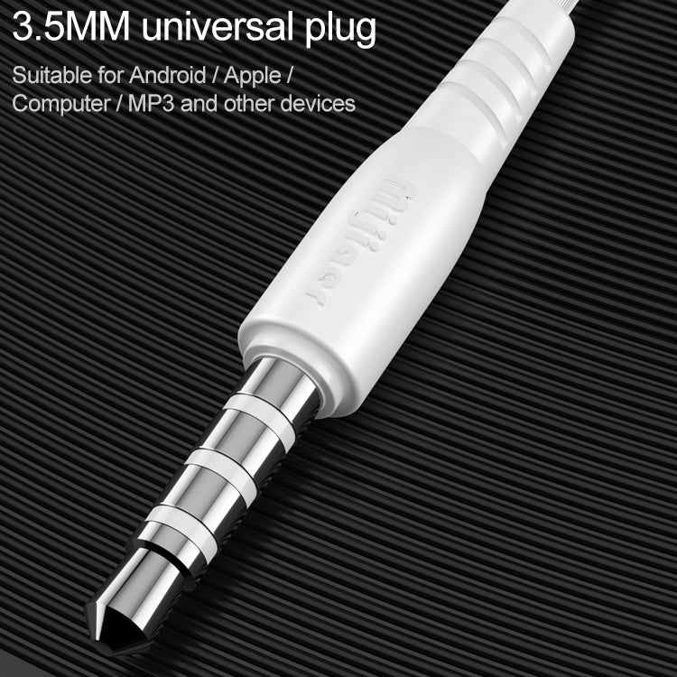 Langsdom MJ62 1.2m Wired In Ear 3.5mm Interface Stereo Earphones with Mic