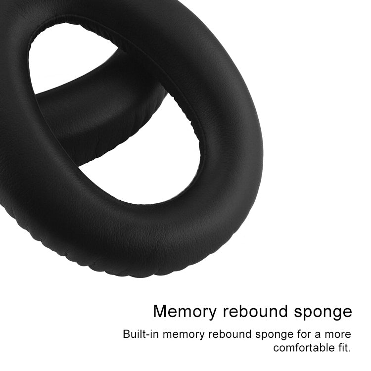 2pcs Sponge Headphone Protective Case With Card Buckle for Sony MDR-10RBT / MDR-10RNC / MDR-10R