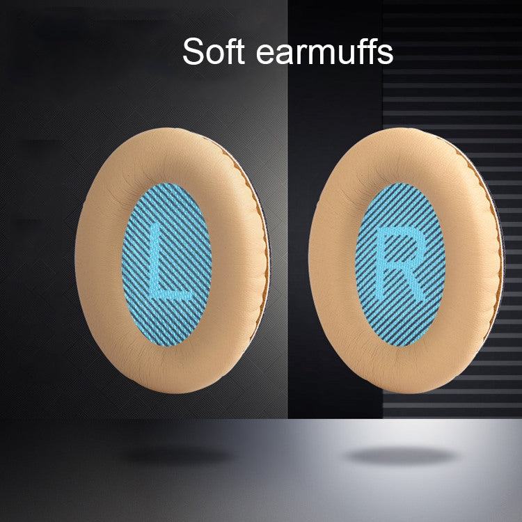 1 paire de protège-oreilles souples en coton LR pour casques BOSE QC2 / QC15 / AE2 / QC25 / QC35