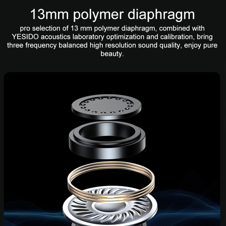 Yesido TWS22 Bluetooth 5.3 LED Digital Display TWS Wireless Bluetooth Earphone