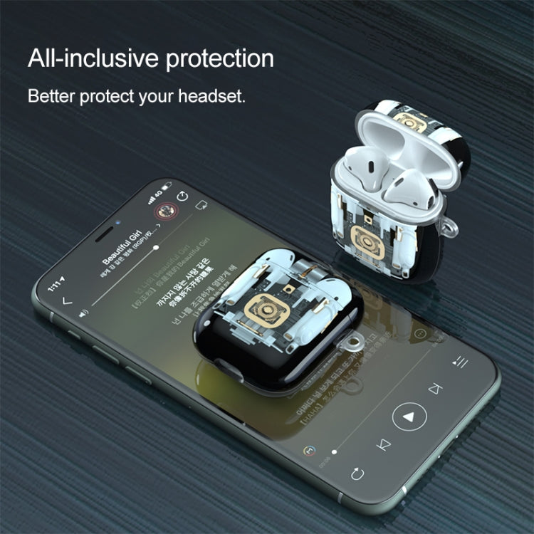 Étui de protection en TPU pour écouteurs AirPods 1/2, structure mécanique, pour AirPods 1/2