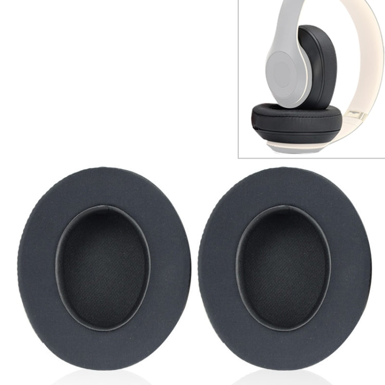 2 PCS For Beats Studio 2.0 / 3.0 Headphone Protective Cover Ice Gel Earmuffs (Grey White), Black, Titanium Color