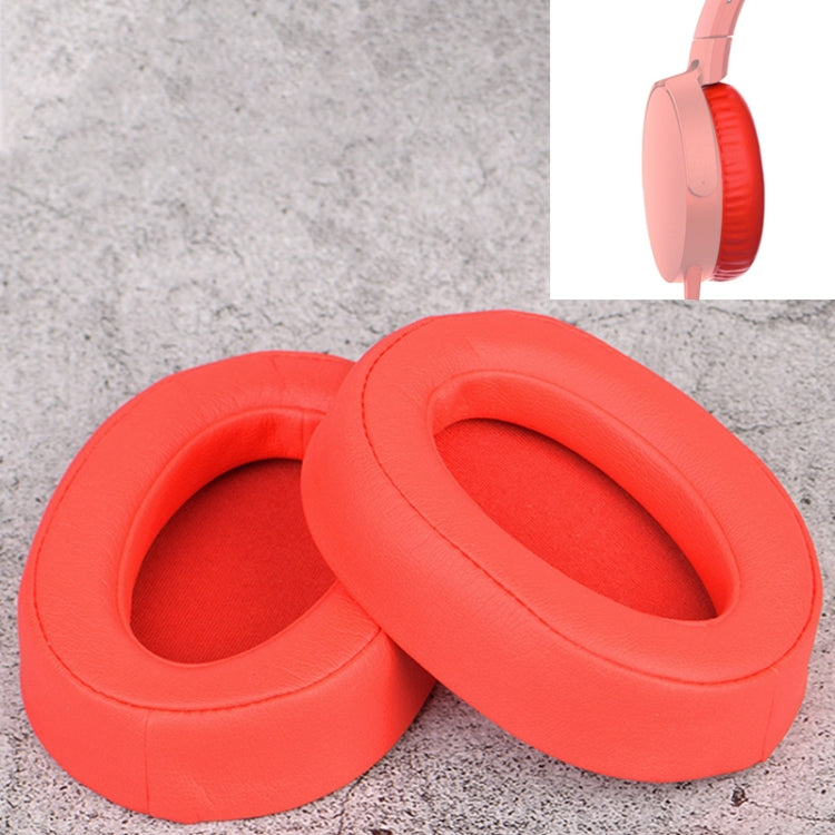 2 PCS For Sony MDR-100ABN / WH-H900N Earphone Cushion Cover Earmuffs Replacement Earpads with Mesh