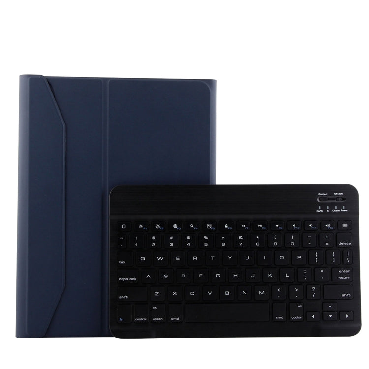 Clavier Bluetooth 3.0 détachable 1130B en ABS brossé et étui en cuir d'agneau pour iPad Pro 11 pouces (2018), avec trois vitesses de réglage, magnétique et fonction veille.