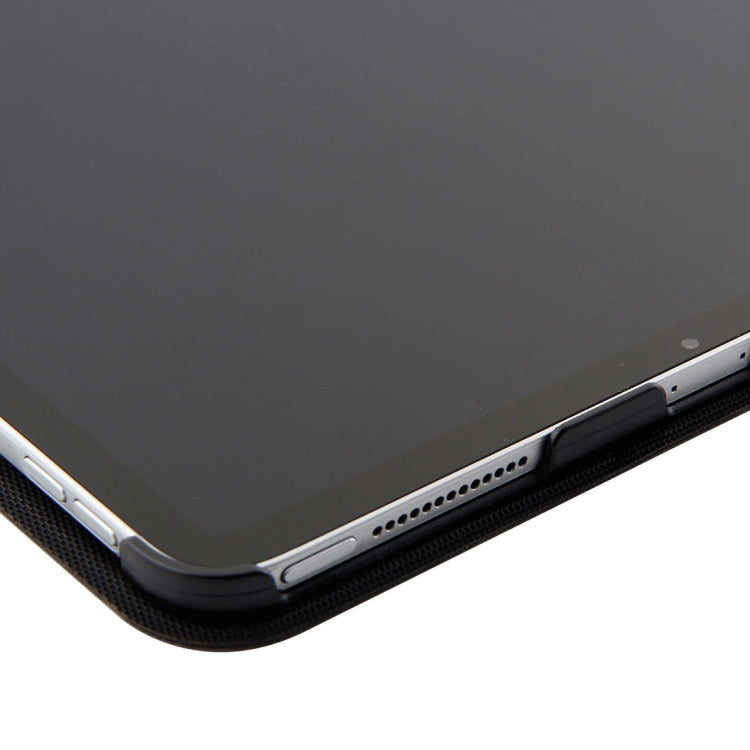 Clavier Bluetooth 3.0 détachable en alliage d'aluminium 1139B + étui en cuir d'agneau pour iPad Pro 11 pouces (2018), avec trois vitesses de réglage, fonction magnétique et veille.
