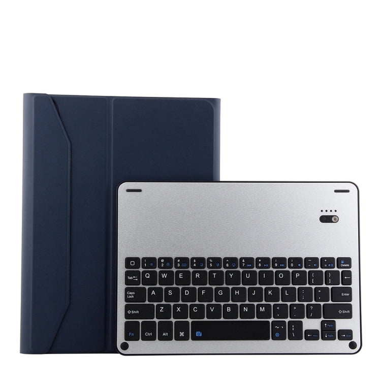1139B Detachable Bluetooth 3.0 Aluminum Alloy Keyboard + Lambskin Texture Leather Tablet Case for iPad Pro 11 inch (2018), with Three-gear Adjustment / Magnetic / Sleep Function, 1139B