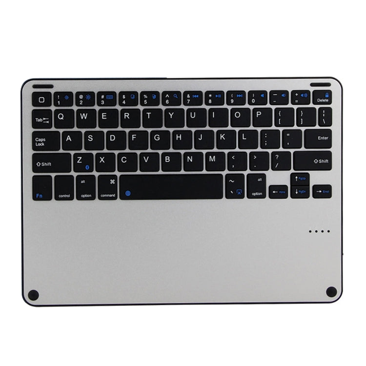 3018 Detachable Bluetooth 3.0 Aluminum Alloy Keyboard + Imitation Cloth Texture Leather Tablet Case for iPad Air / Air 2 / iPad Pro 9.7 inch, with Sleep / Water Repellent Function, 3018