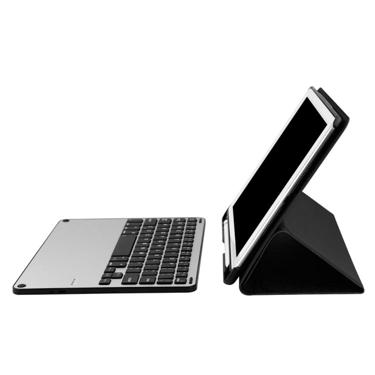 Étui pour tablette 3018 avec clavier Bluetooth 3.0 détachable en alliage d'aluminium et texture tissu imitation cuir pour iPad Air / Air 2 / iPad Pro 9,7 pouces, avec fonction veille/hydrofuge.