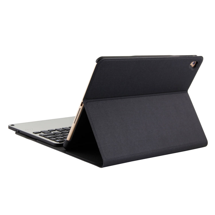 Étui pour tablette 3018 avec clavier Bluetooth 3.0 détachable en alliage d'aluminium et texture tissu imitation cuir pour iPad Air / Air 2 / iPad Pro 9,7 pouces, avec fonction veille/hydrofuge.