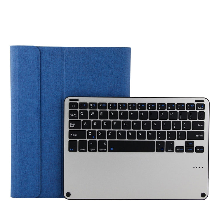 Étui pour tablette 3018 avec clavier Bluetooth 3.0 détachable en alliage d'aluminium et texture tissu imitation cuir pour iPad Air / Air 2 / iPad Pro 9,7 pouces, avec fonction veille/hydrofuge.