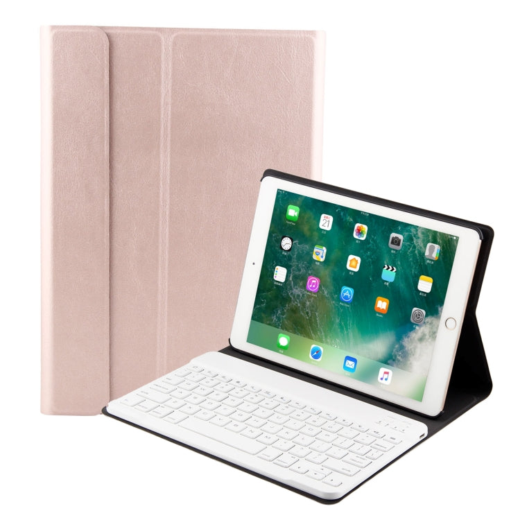 FT-1030 Bluetooth 3.0 ABS Brushed Texture Keyboard + Skin Texture Leather Tablet Case for iPad Air / Air 2 / iPad Pro 9.7 inch, with Three-gear Angle Adjustment / Magnetic / Sleep Function, FT-1030D