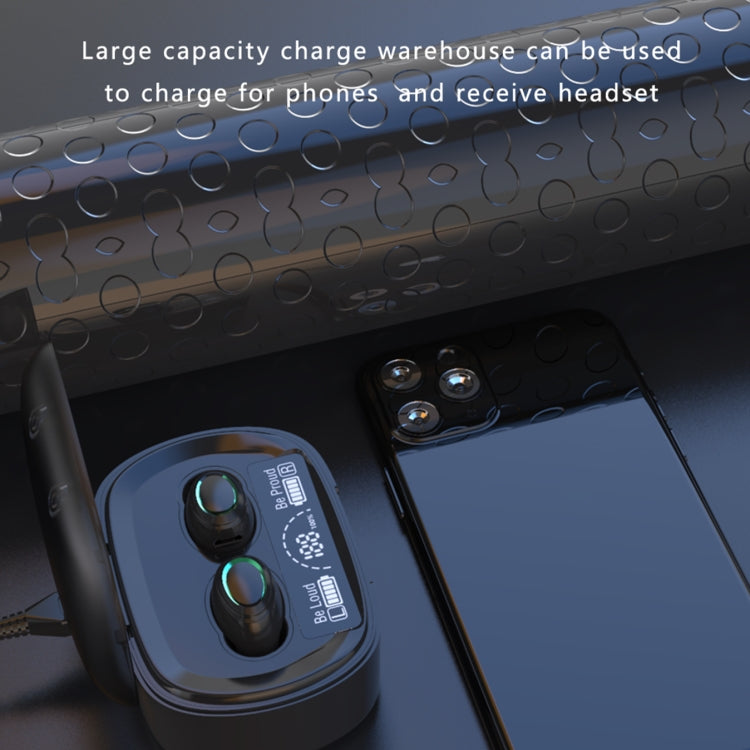 MD06 Mini In-ear TWS Wireless Touch Digital Display Bluetooth Earphone