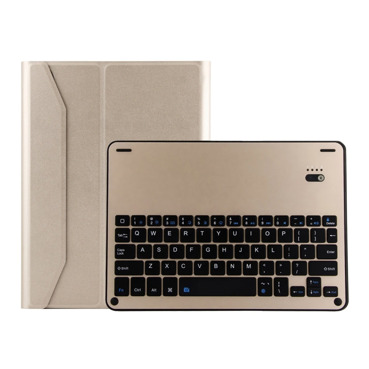 FT-1038E Detachable Bluetooth 3.0 Aluminum Alloy Keyboard + Lambskin Texture Leather Tablet Case for iPad Air / Air 2 / iPad Pro 9.7 inch, with Pen Slot / Water Repellent / Three-gear Angle Adjustment / Magnetic / Sleep Function, FT-1038E