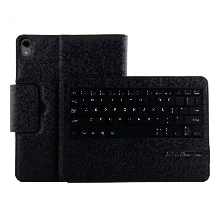 IP011 Detachable Bluetooth 3.0 ABS Keyboard + Litchi Texture Leather Tablet Case for iPad Pro 11 inch (2018), with Sleep Function, IP011