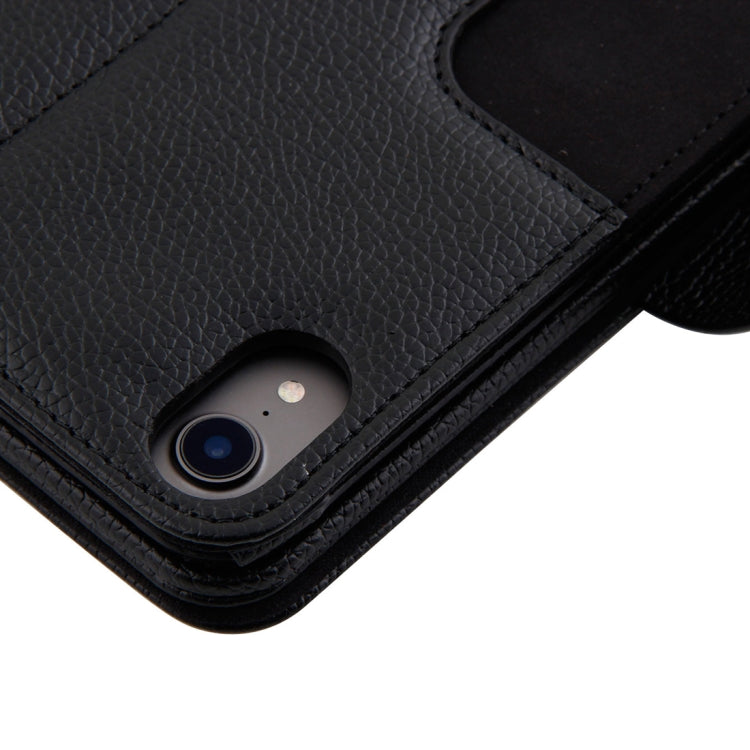 IP011 Detachable Bluetooth 3.0 ABS Keyboard + Litchi Texture Leather Tablet Case for iPad Pro 11 inch (2018), with Sleep Function, IP011