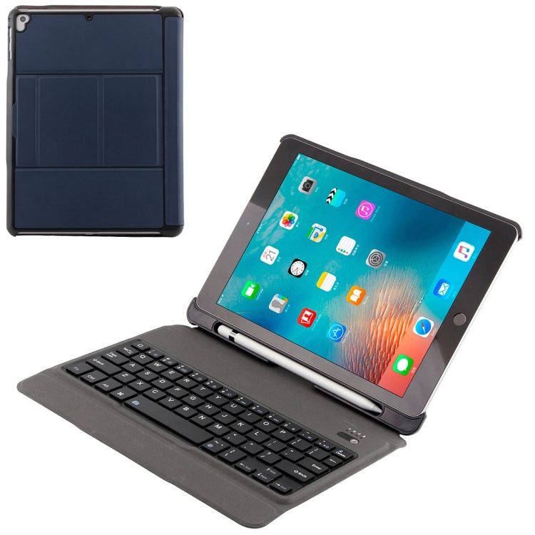 T-201 Detachable Bluetooth 3.0 Ultra-thin Keyboard + Lambskin Texture Leather Tablet Case for iPad Air / Air 2 / iPad Pro 9.7 inch, Support Multi-angle Adjustment, T-201